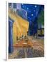 Cafe-terrace at night (Place du forum in Arles). Oil on canvas (1888) Cat. 232.-Vincent van Gogh-Framed Giclee Print