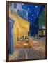 Cafe-terrace at night (Place du forum in Arles). Oil on canvas (1888) Cat. 232.-Vincent van Gogh-Framed Giclee Print