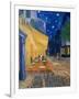 Cafe-terrace at night (Place du forum in Arles). Oil on canvas (1888) Cat. 232.-Vincent van Gogh-Framed Giclee Print