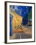 Cafe-terrace at night (Place du forum in Arles). Oil on canvas (1888) Cat. 232.-Vincent van Gogh-Framed Giclee Print