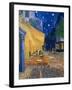 Cafe-terrace at night (Place du forum in Arles). Oil on canvas (1888) Cat. 232.-Vincent van Gogh-Framed Giclee Print