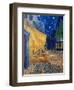 Cafe-terrace at night (Place du forum in Arles). Oil on canvas (1888) Cat. 232.-Vincent van Gogh-Framed Giclee Print