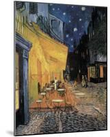 Cafe Terrace at Night-Vincent van Gogh-Mounted Art Print