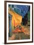 Cafe Terrace at Night-Vincent van Gogh-Framed Art Print
