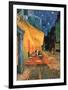 Cafe Terrace at Night-Vincent van Gogh-Framed Art Print