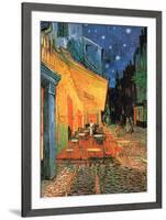 Cafe Terrace at Night-Vincent van Gogh-Framed Art Print