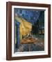 Cafe Terrace at Night-Vincent van Gogh-Framed Giclee Print