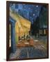 Cafe Terrace at Night-Vincent van Gogh-Framed Giclee Print