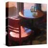 Cafe Time 02-Rick Novak-Stretched Canvas