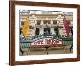 Cafe Tortoni, a Famous Tango Cafe Restaurant Located on Avenue De Mayo, Buenos Aires-Robert Harding-Framed Photographic Print