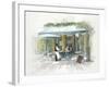 Café Tour D'Eiffel Morning-Jurgen Gottschlag-Framed Art Print