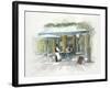 Café Tour D'Eiffel Morning-Jurgen Gottschlag-Framed Art Print