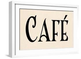 Cafe V-N. Harbick-Framed Art Print