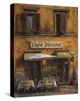 Cafe Verona-Malcolm Surridge-Stretched Canvas