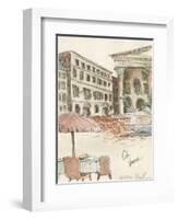 Cafe Verona-Alan Paul-Framed Art Print