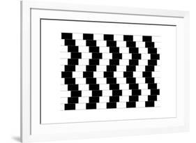 Cafe Wall Illusion-Science Photo Library-Framed Photographic Print