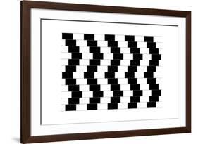 Cafe Wall Illusion-Science Photo Library-Framed Photographic Print