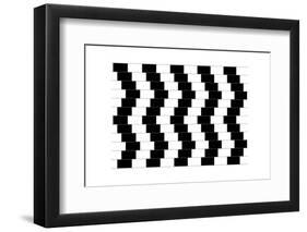 Cafe Wall Illusion-Science Photo Library-Framed Photographic Print