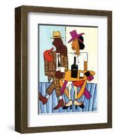 Cafe-William H^ Johnson-Framed Art Print