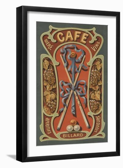 Café-null-Framed Premium Giclee Print