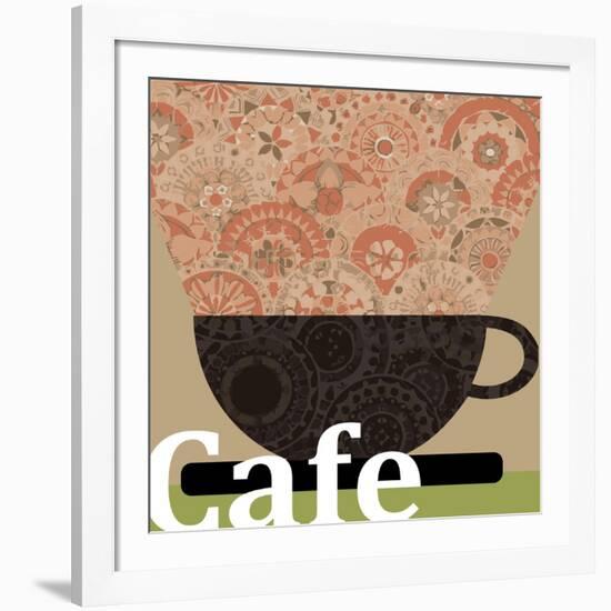 Cafe-Teofilo Olivieri-Framed Giclee Print