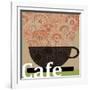 Cafe-Teofilo Olivieri-Framed Giclee Print