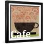 Cafe-Teofilo Olivieri-Framed Giclee Print