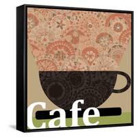 Cafe-Teofilo Olivieri-Framed Stretched Canvas