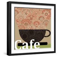 Cafe-Teofilo Olivieri-Framed Giclee Print