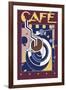 Café-David Chestnutt-Framed Giclee Print