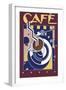 Café-David Chestnutt-Framed Giclee Print