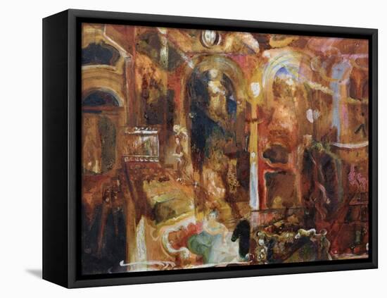 Café-Georgi Bogdanovich Yakulov-Framed Stretched Canvas