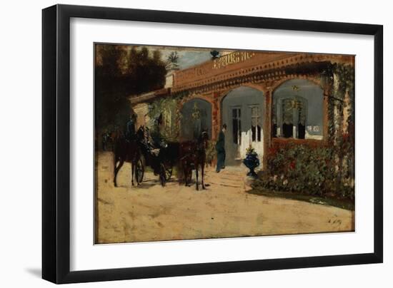 Café-Giuseppe De Nittis-Framed Giclee Print