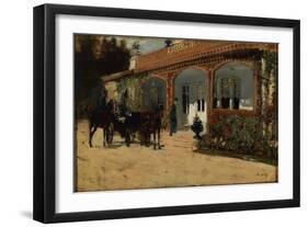 Café-Giuseppe De Nittis-Framed Giclee Print