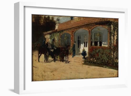 Café-Giuseppe De Nittis-Framed Giclee Print