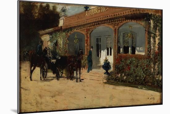 Café-Giuseppe De Nittis-Mounted Giclee Print