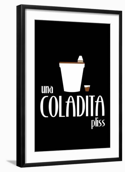 Cafecito 2 Annimo-null-Framed Art Print