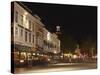 Cafes and Restaurants at the Grote Markt (Big Market) Square at Night, Breda, Noord-Brabant, Nether-Stuart Forster-Stretched Canvas