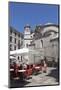 Cafes and Tourists in Cathedral Square-Charlie Harding-Mounted Photographic Print