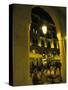 Cafes at Night, Place d'Etoile, Beirut, Lebanon, Middle East-Alison Wright-Stretched Canvas