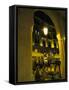 Cafes at Night, Place d'Etoile, Beirut, Lebanon, Middle East-Alison Wright-Framed Stretched Canvas