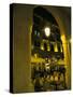 Cafes at Night, Place d'Etoile, Beirut, Lebanon, Middle East-Alison Wright-Stretched Canvas