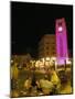 Cafes at Night, Place d'Etoile, Beirut, Lebanon, Middle East-Alison Wright-Mounted Photographic Print