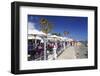 Cafes at the Playa De Maspalomas, Maspalomas, Gran Canaria, Canaty Islands, Spain, Atlantic, Europe-Markus Lange-Framed Photographic Print