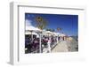 Cafes at the Playa De Maspalomas, Maspalomas, Gran Canaria, Canaty Islands, Spain, Atlantic, Europe-Markus Lange-Framed Photographic Print