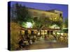 Cafes in Main Square of Old Town, Porto Vecchio, Corsica, France, Europe-Stuart Black-Stretched Canvas