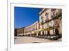 Cafes in Sicilian Baroque Style Buildings in Piazza Duomo-Matthew Williams-Ellis-Framed Photographic Print