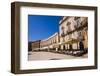 Cafes in Sicilian Baroque Style Buildings in Piazza Duomo-Matthew Williams-Ellis-Framed Photographic Print