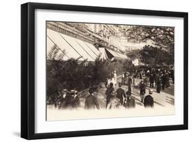 Cafes on the Grands Boulevards, 1910-null-Framed Giclee Print