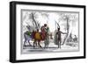 Caffarian Family Travelling-John Stewart-Framed Art Print